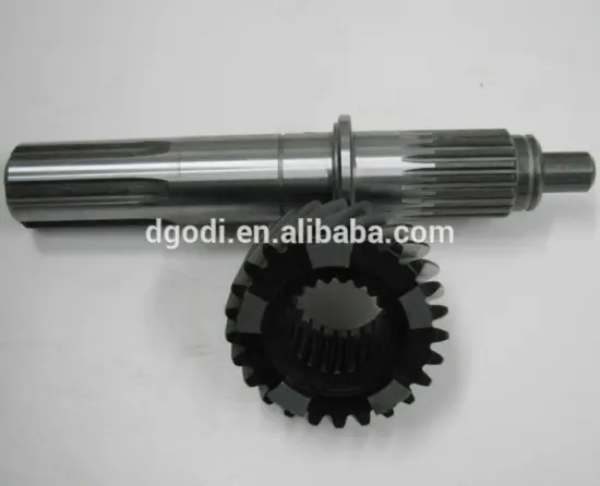metal gear shaft, spline shaft for motorcycle transmission using