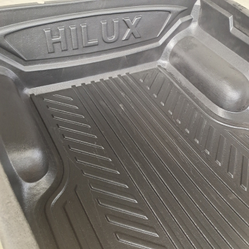 the best custom fit drop-in HDPE Pickup bed liner for Hilux Revo easy installation anti slide waterproof rear protection cover