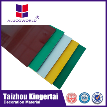 Alucoworld 4x8 stainless steel sheet Building Materials fireproof aluminum plastic composite