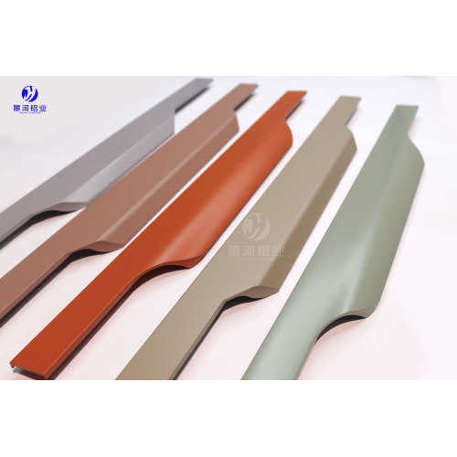 پروفیل های دسته آلومینیومی آسیاب شده CNC با شیار