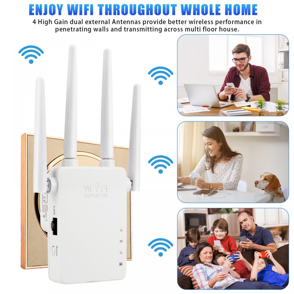 معزز موسع الشبكة Wireless-N Wifi Repeater 300mbps