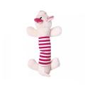 Pink piglet stick stuffed stuffed pet teething toy