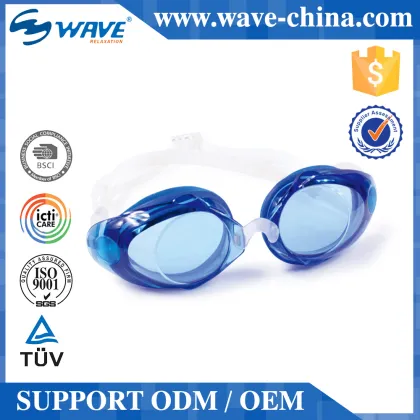 Adjustable Bridge Best Waterproof Swim Goggles Swimming Glasses