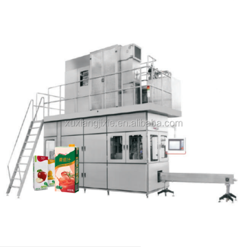 Aseptic Juice Filling and Packing Machine for Paper Carton Boxes
