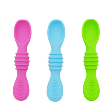 Silicone Baby Spoon: Sticky Resistant Training Spoon for Complementary Foods
