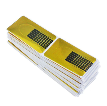 100pcs Square Shape Nail Former & Extension Stickers for Nail Art Tools