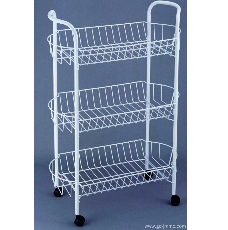 3 Tier Storage Cart white