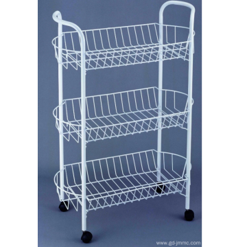 3 Tier Storage Cart putih