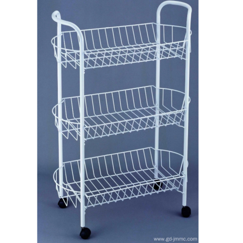 3 Tier Storage Cart white