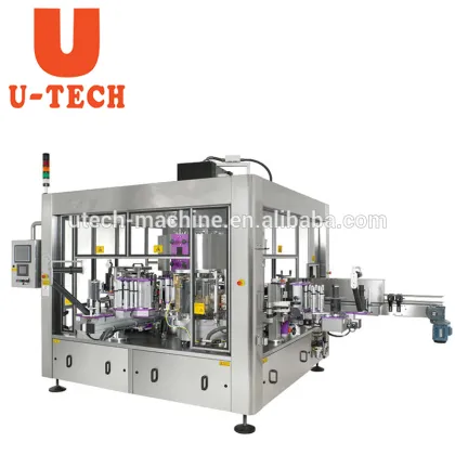 Opp hot melt glue label machine hot glue sticker rotary hot melt glue label machine