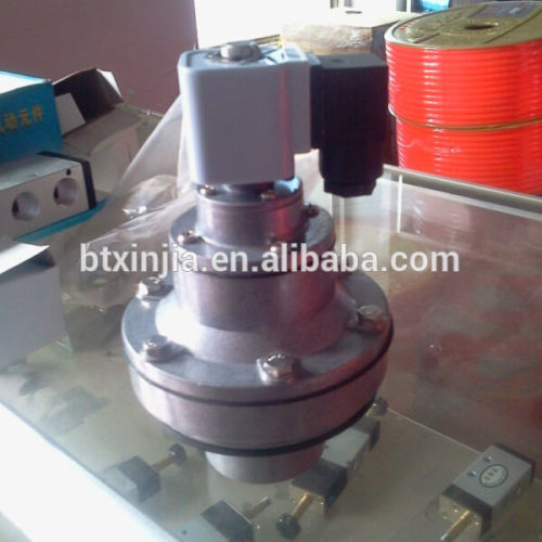 inline solenoid pulse valve for baghouse dust collector