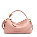 Delicate Selected Genuine Leather Ladies Pillow Pink Bag