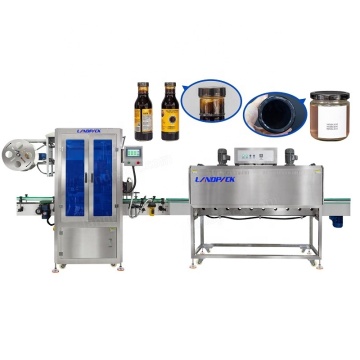 Jar Bottle Neck Label Sleeve and Shrink Packing Machine