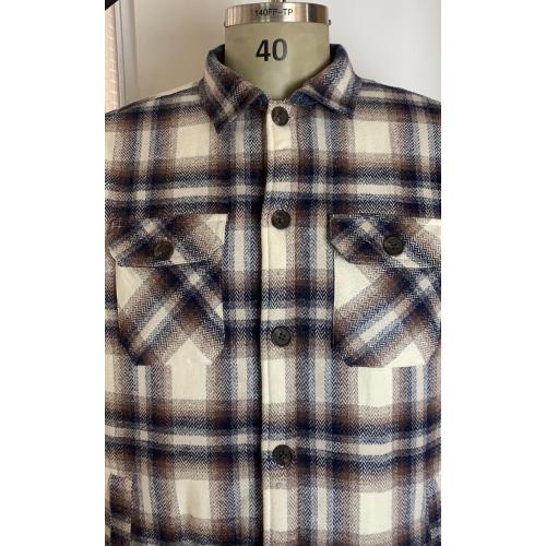 Cotton Long Sleeve Stand Collar Shirts For Men