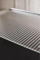 अद्वितीय सरल डिजाइन ग्लास स्थिर बेडसाइड टेबल