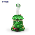 3D Cartoon Dab Rigs with Green tree House