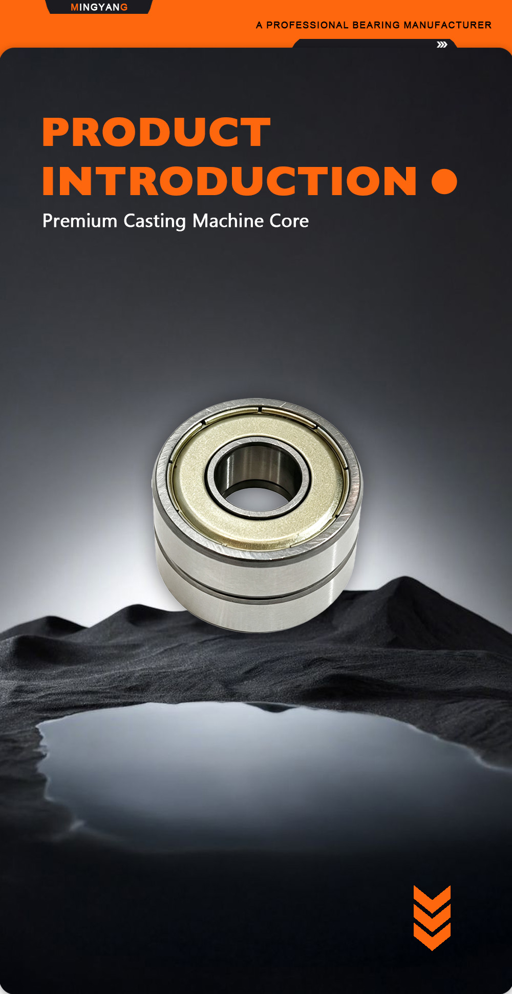 6000‑ZZ Metal Shielded Deep Groove Bearing x