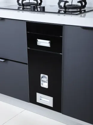Stainless Steel Rice Cabinet - Healthy Kitchen Use Cabinet Style Rice Dispenser Box