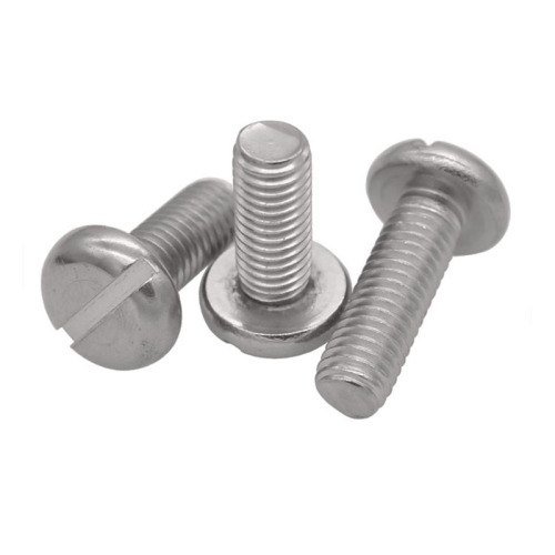 DIN85 Stainless Steel Slotted Pan Head Machine Screws