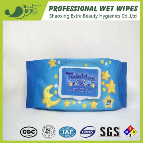 Natural Care Fragrance Free Flip-top Lid Wet Wipes