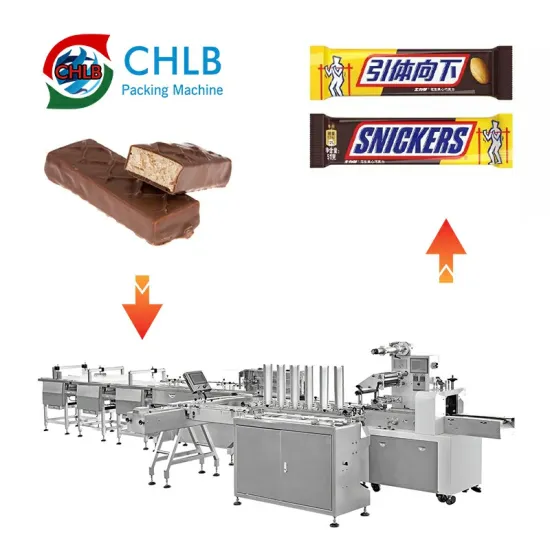 Fully Automatic Chocolate Bar, Biscuit, and Cake Packing Machine