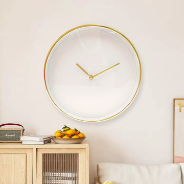 Living Room Metal Art Wall Clock - Luxury Design Wall Clock for Home Decor