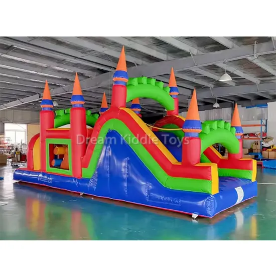 Outdoor Inflatable Obstacle Course: Bounce House with Slide Combo for Kids