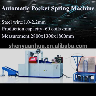 automatic pocket sprig machine