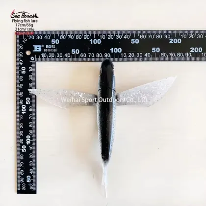 Wholesale 17cm 66g & 21cm 127g Saltwater Trolling Lures - Flying Fish Lure Soft Plastic Swim Baits