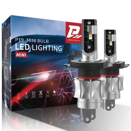 Canbus Compatible Fog Light P19 H4 30W LED Motorcycle Headlight Bulb - 2200LM, 4300k/6500K White - Plug and Play Design