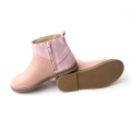 Moda mezcla color brillante cuero niños botas