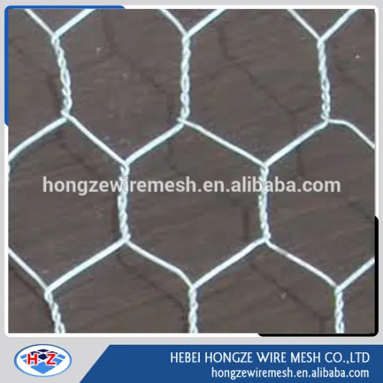 Hexagonal wire mesh finished roll and materials