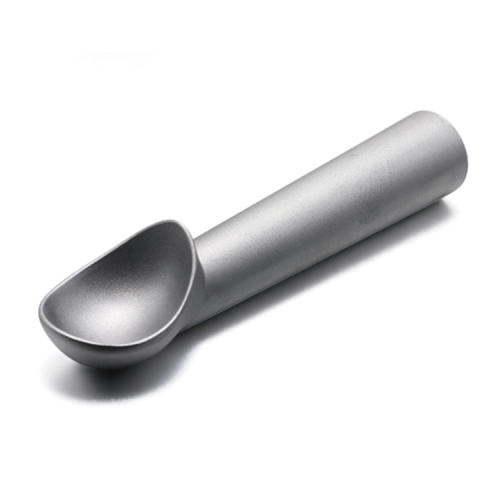 China Heat Conductive Gray Coating Aluminum Ice Cream Spoon Supplier