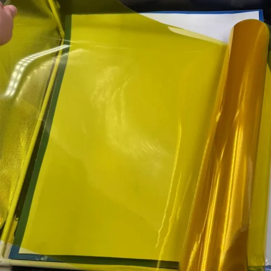 Translucent Yellow PVC Sheet