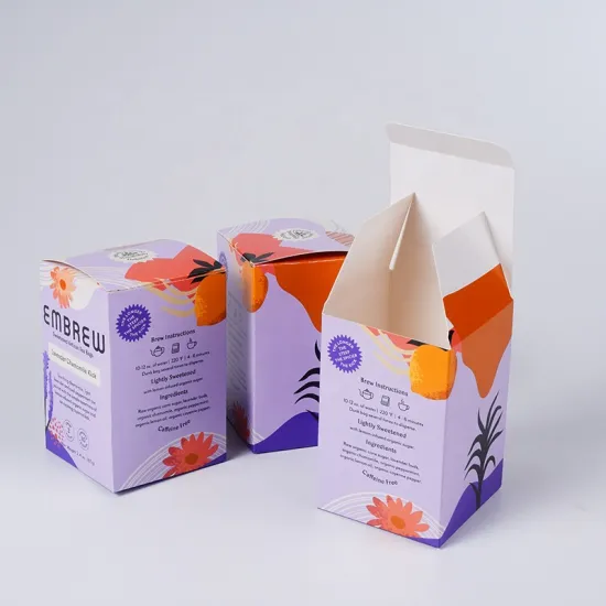 Custom Printed Tea Packaging Box with Logo