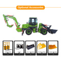 Single Drum Rollers Gardening backhoe loader for sale Supplier