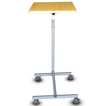convenient color wood hospital over bed table