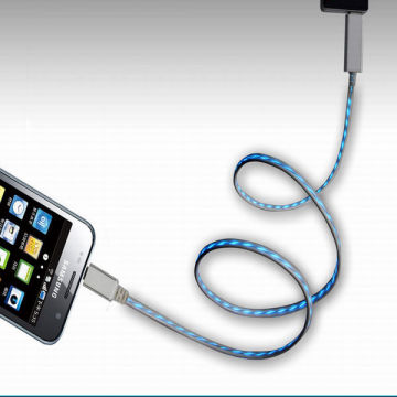 كابل شاحن بيانات USB مضيئة