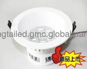 new style white 7W antifogging anti-glare LED downlight