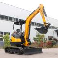 Free shipping 3.5 ton mini crawler excavator