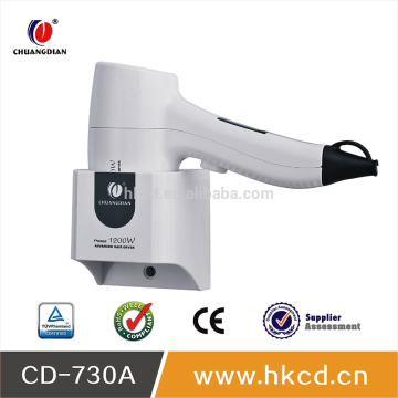 wall-mounted hair dryer