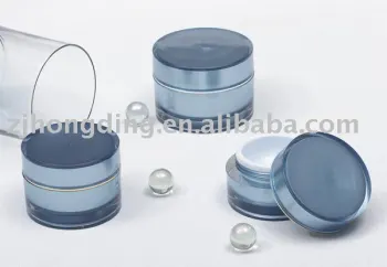 round acrylic cosmetic jar for cream