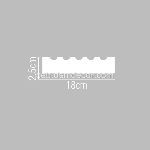 Polyurethane Fluted Dekorasyon nga Pilasters