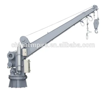 Marine Single Arm Rescue Boat Launching Appliance Boat Davit