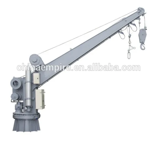 Marine Single Arm Rescue Boat Launching Appliance Boat Davit