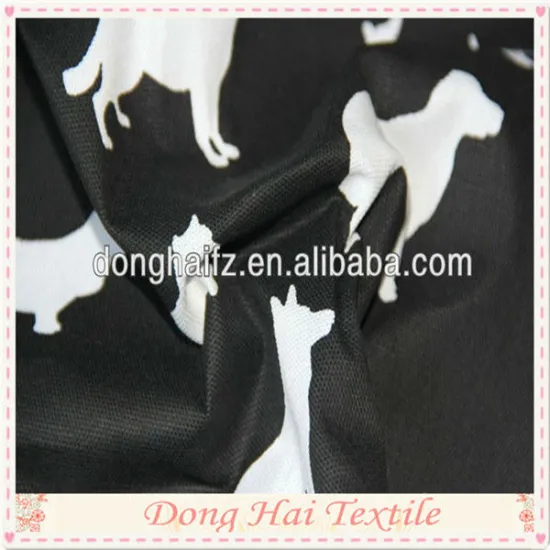 Dog design cotton canvas fabric sale