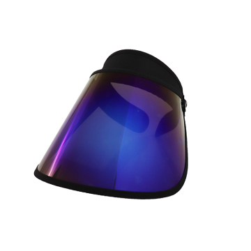 Purple visor hat wholesale uv face shield