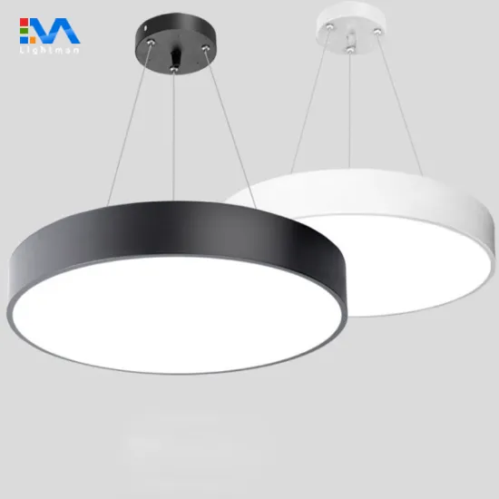 Customizable 48W 60cm Black and White LED Ceiling Light Panel