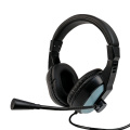 USB gaming headset with gooseneck microphone