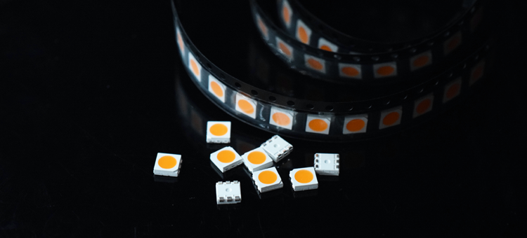 5050 White LED - Yellow warm